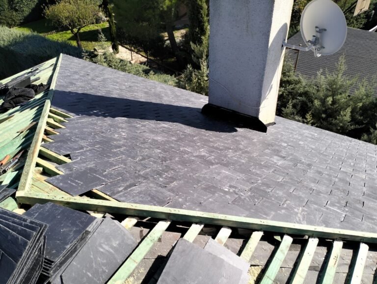 Rehabilitación con aislamiento proyectado en Pozuelo, fotografía 5 de la intervención documentada