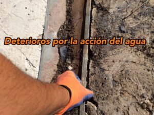 Reparación de goteras en limahoyas de Las Lomas, fotografía 4 de la intervención documentada