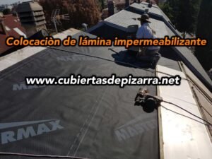 Reparación de cubierta en Pozuelo de Alarcón, fotografía 4 de la intervención documentada