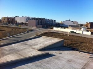 Impermeabilización de una cubierta de baja inclinación en Arroyomolinos, fotografía 1 de la intervención documentada