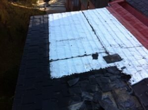 Reparación de una cubierta de baja pendiente en Pozuelo, fotografía 3 de la intervención documentada