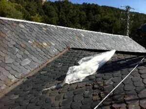 Rehabilitación de cubierta en Navacerrada, fotografía 2 de la intervención documentada
